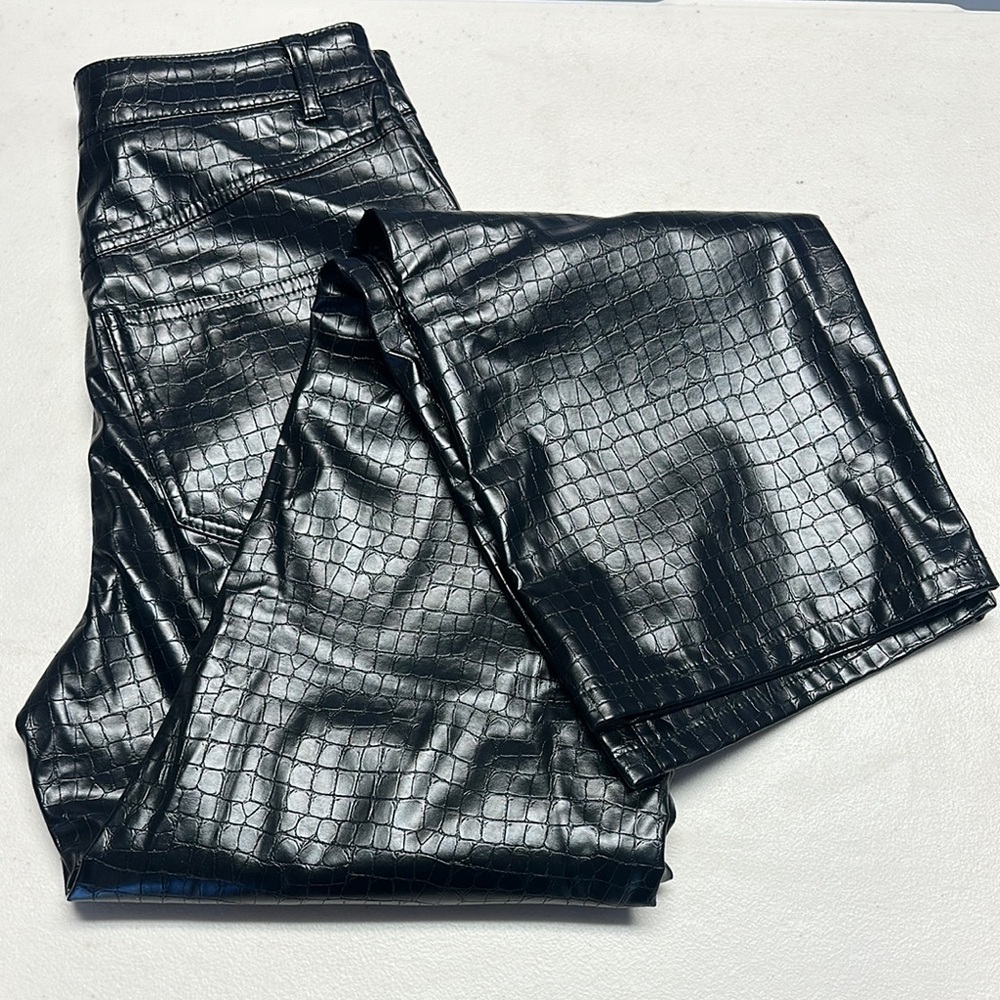 Veto Moda Denim Crocodile Pants